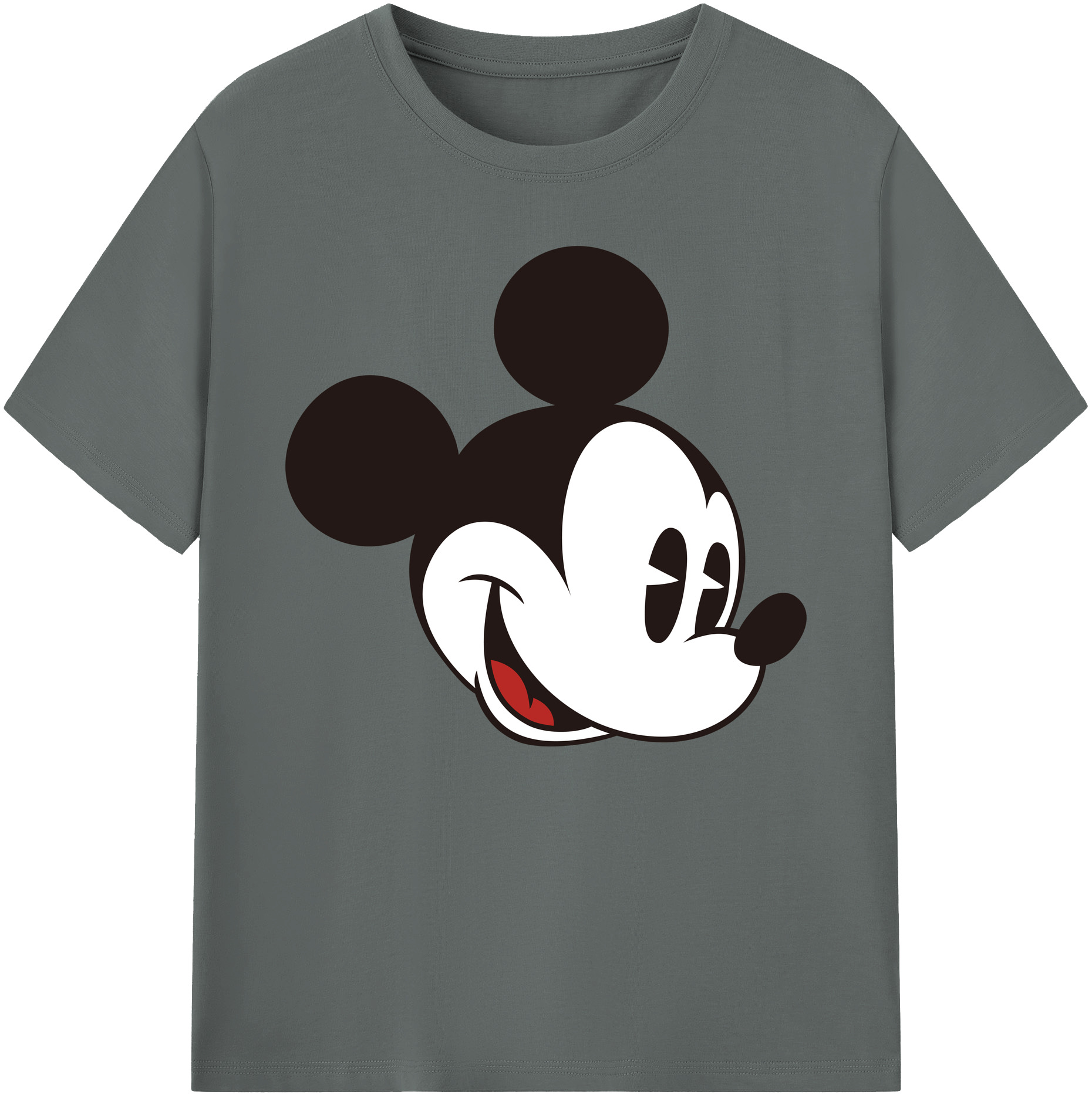 ミッキーマウス Mickey Mouse 綿100％ メンズ半袖Tシャツ｜肌触りやわらか＆通気性